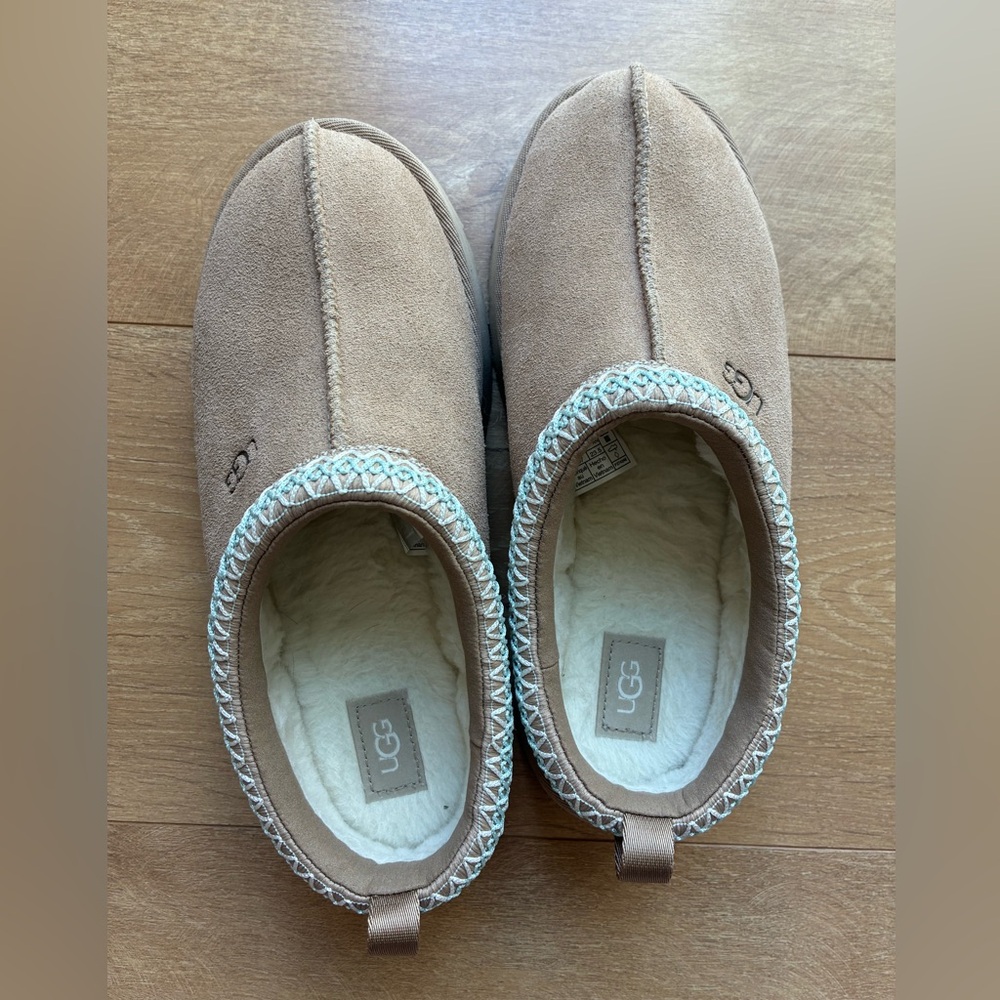 UGG Chestnut Brown Slip-On Shearling Slippers